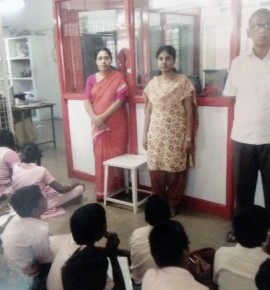 Visit to SRKV Post Office - IX Standard