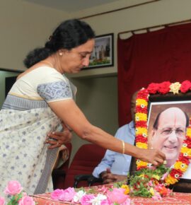 இரங்கல் கூட்டம் – அமரர். தாமோதர்சாமி ஐயா,  பள்ளிக்குழு மூத்த உறுப்பினர்