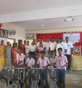 விலையில்லா மிதிவண்டி வழங்கும் விழா